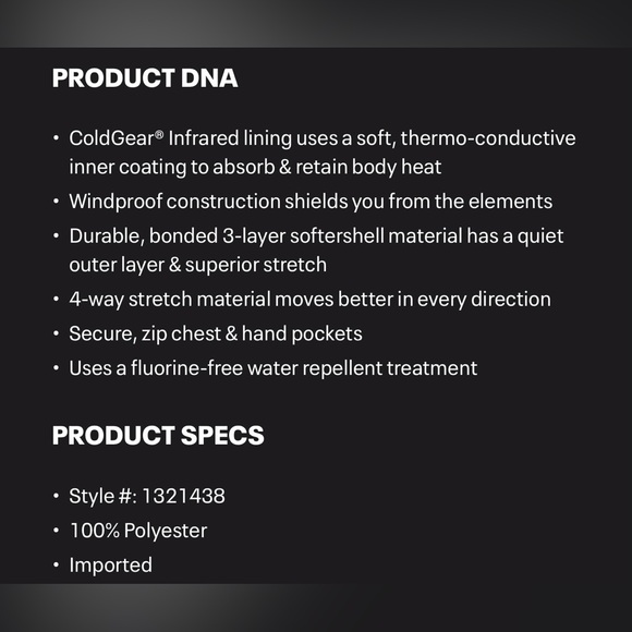 Under Armour ColdGear Infrared Shield Jacket (XXL). Baroque Green (310) - Picture 13 of 16